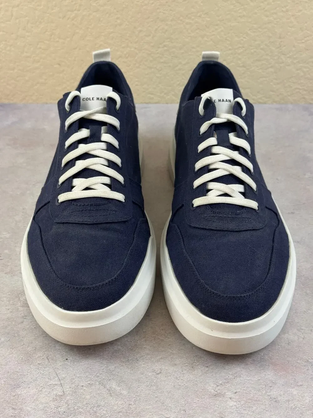 Cole Haan GrandPro Rally Marine-Blue Canvas Sneakers Shoes 13 Men C34715